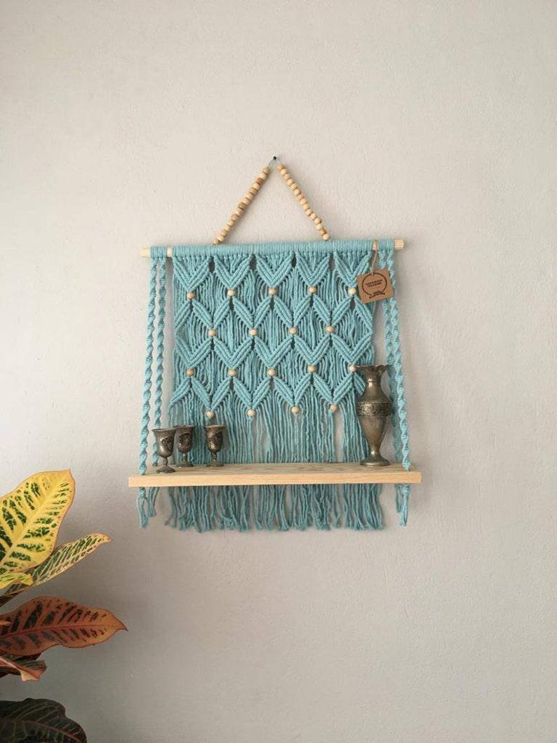 Delicate Knots - Macrame Shelf - KnittsKnotts