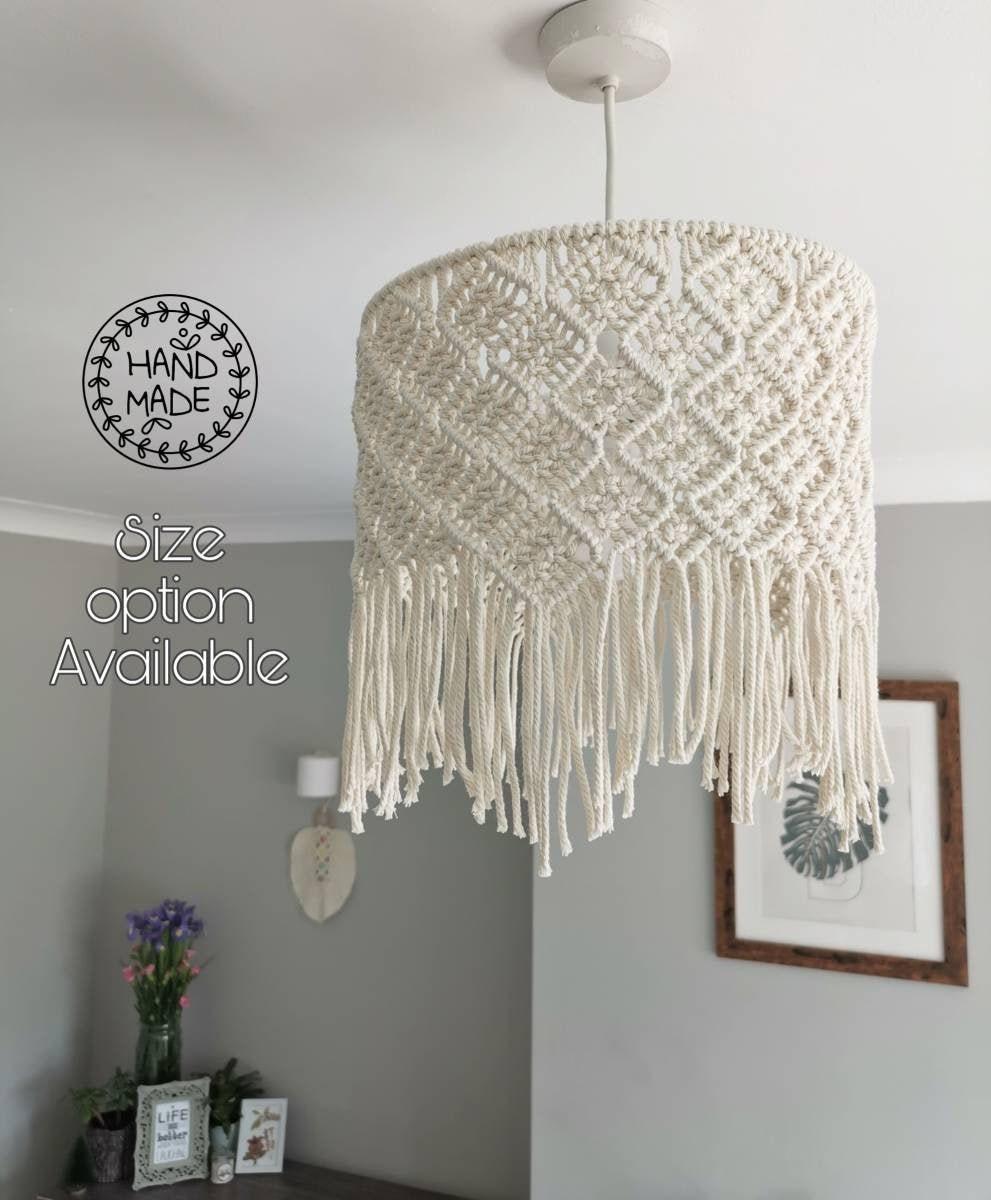 Driftwood Dazzle - Handmade Lamp Shade - KnittsKnotts