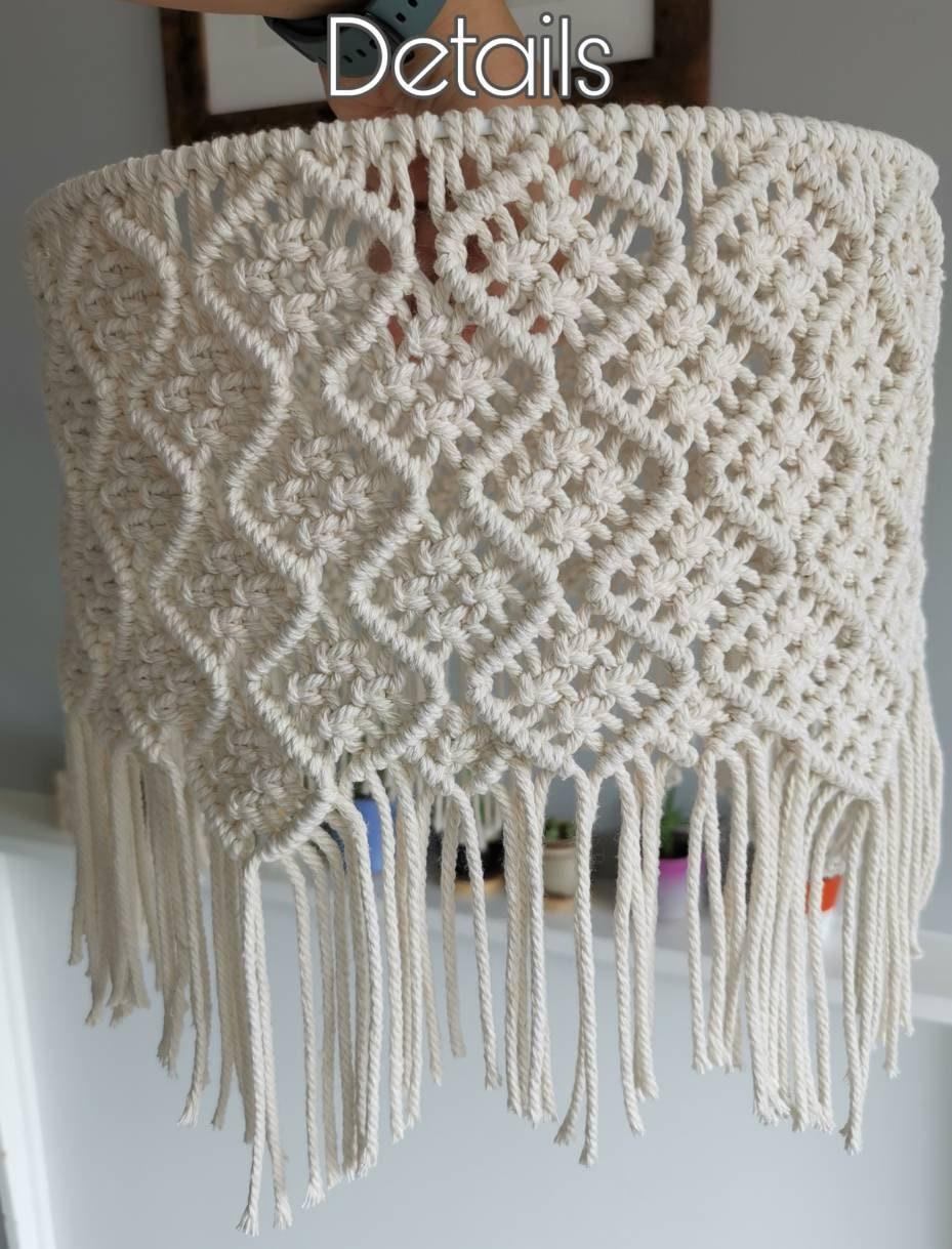 Driftwood Dazzle - Handmade Lamp Shade - KnittsKnotts