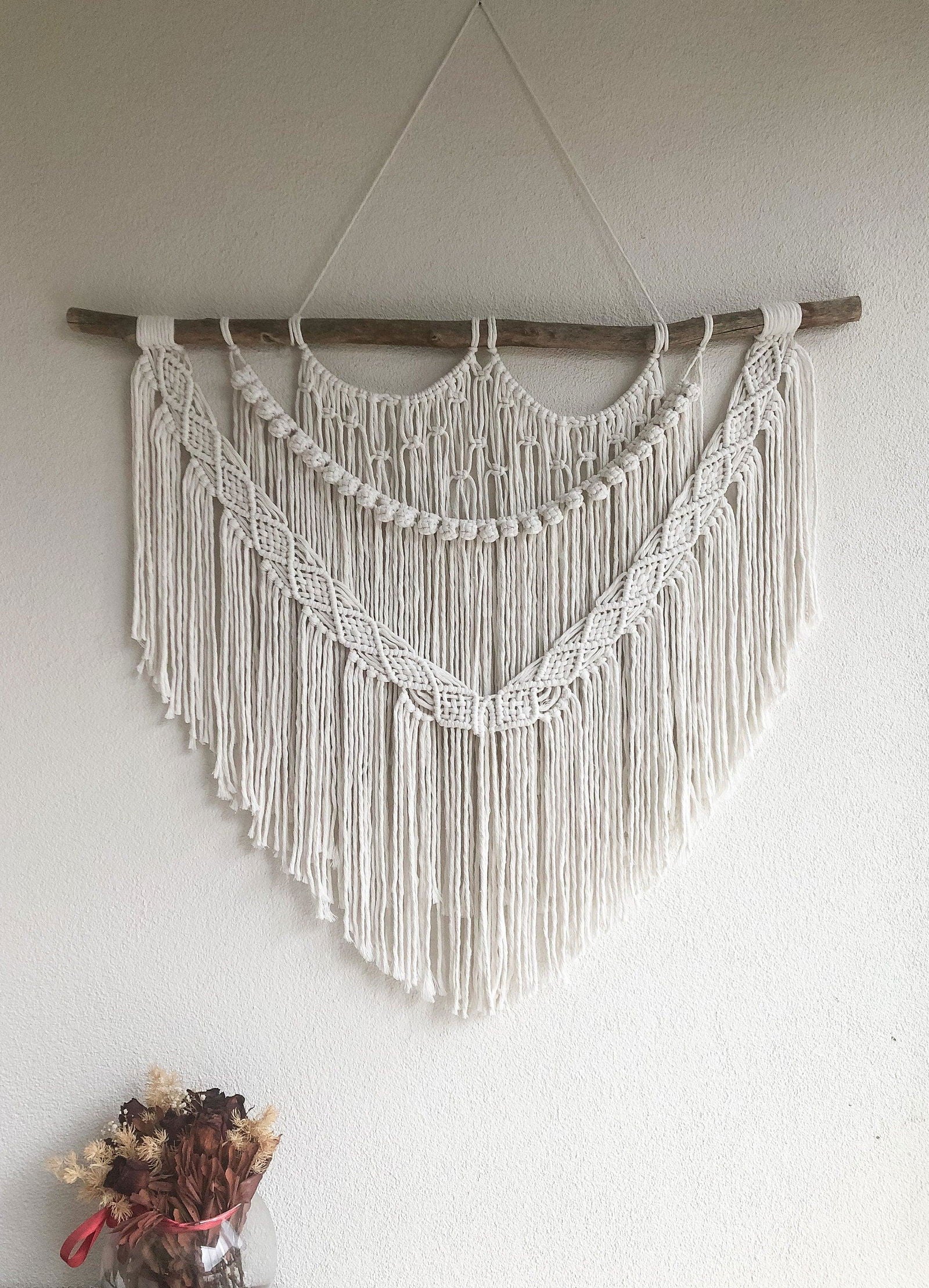 Enthralling Wall Tapestry - Woven Wall Hanging - KnittsKnotts