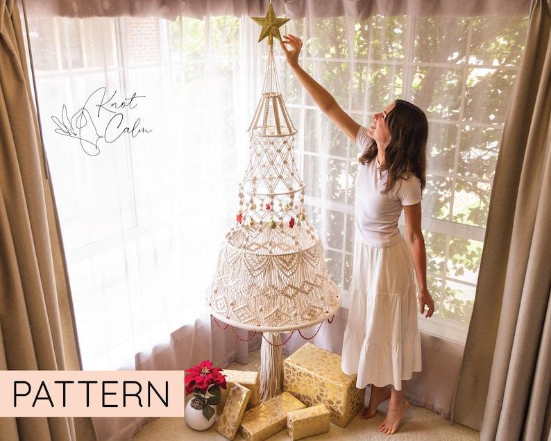 PATTERN Large Macrame Christmas Tree