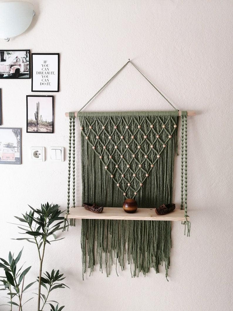 Plant Hammock Haven - Floating Shelf   prices - KnittsKnotts