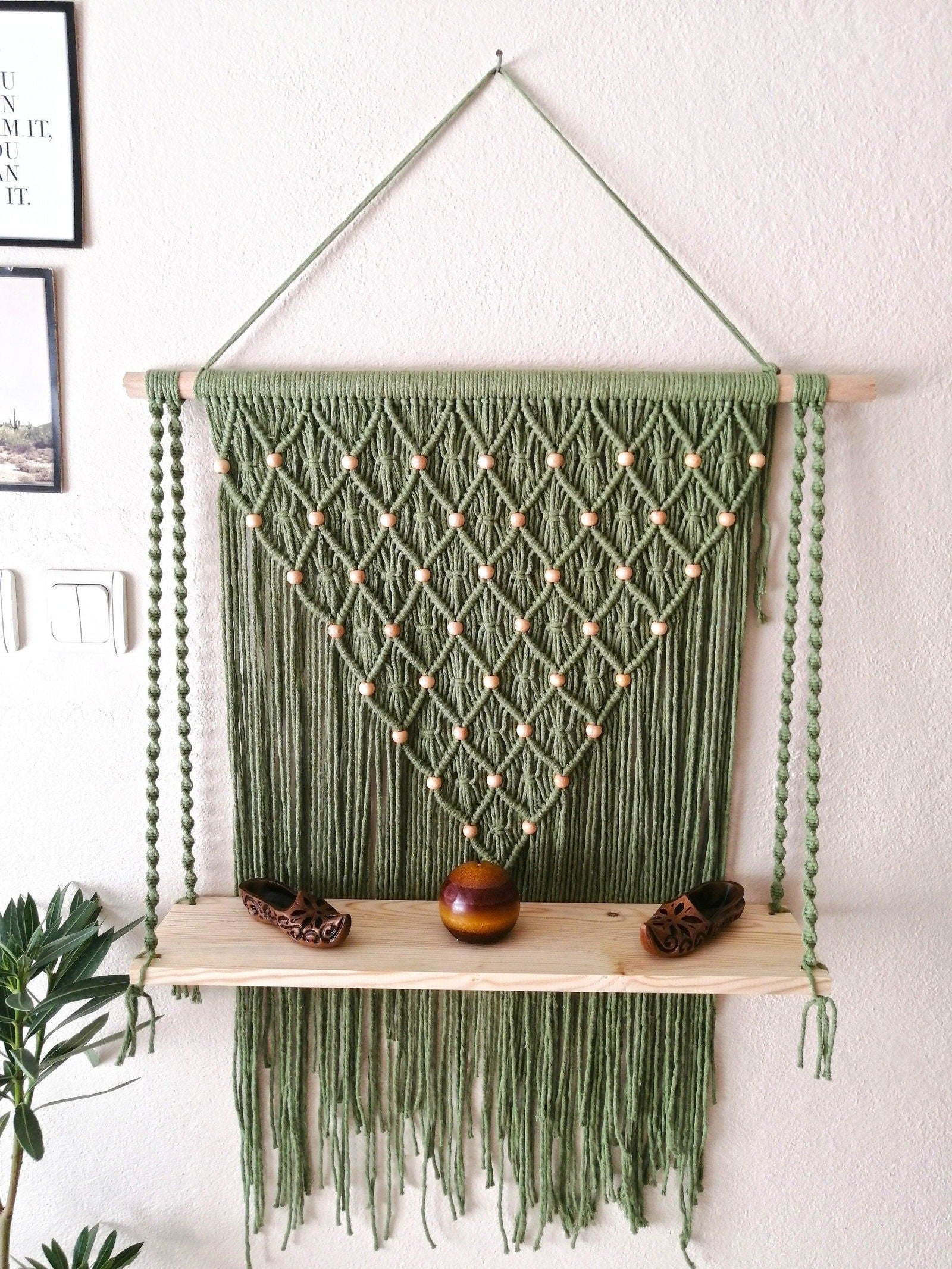 Plant Hammock Haven - Floating Shelf   prices - KnittsKnotts