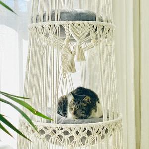 SwingPurr Sanctuaries - Two Tier Cat Swing - KnittsKnotts