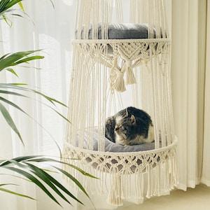 SwingPurr Sanctuaries - Two Tier Cat Swing - KnittsKnotts