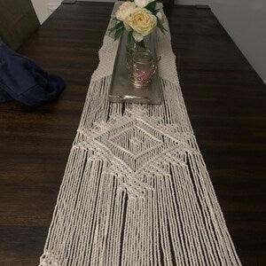 Table runner farmhouse - KnittsKnotts