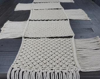 Table runner farmhouse - KnittsKnotts